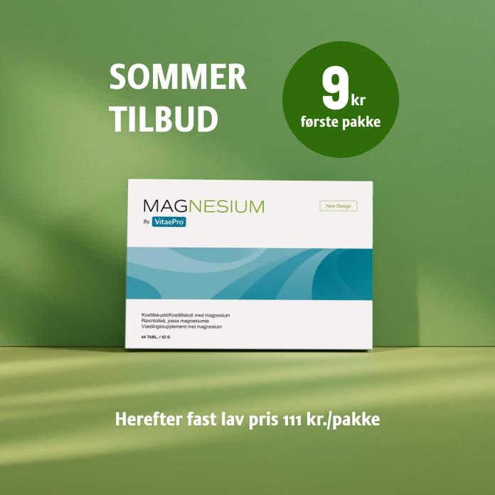 Pakke med Magnesium-tabletter fra VitaeLab
